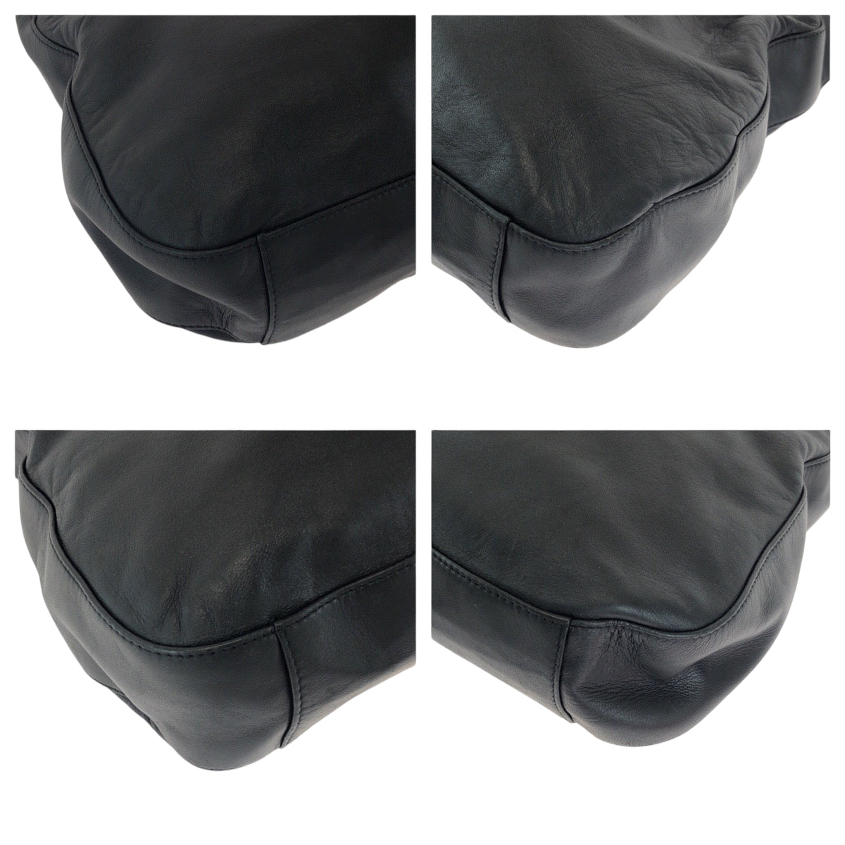 PRADA Shoulder Bag Plastic, Leather Black black Hobo Plastic Handle Shoulder Bag Plat Stick handle logo Women