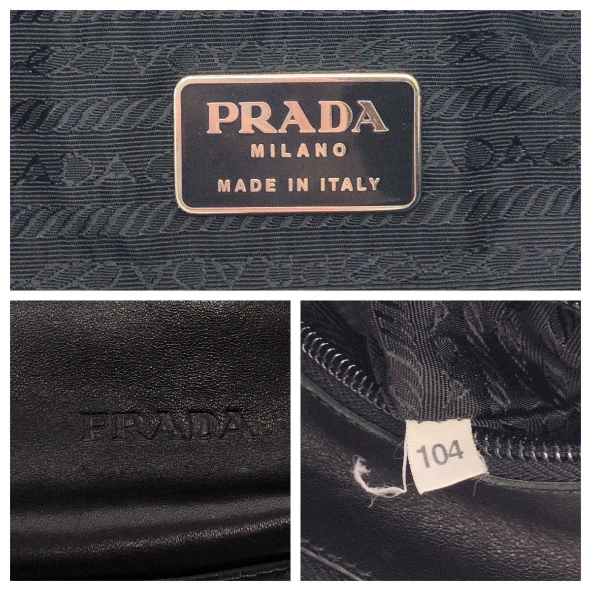 PRADA Shoulder Bag Plastic, Leather Black black Hobo Plastic Handle Shoulder Bag Plat Stick handle logo Women