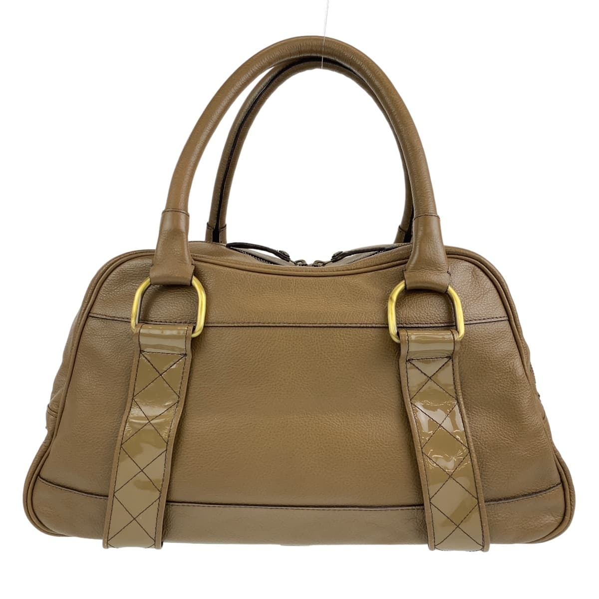 Burberry Medium Check Leather 2way Bag