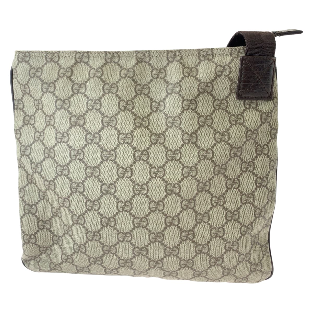 GUCCI Shoulder Bag 141626 GG Supreme Canvas Beige Brown SilverMetal Shoulder Bag Messenger bag Women(Unisex)