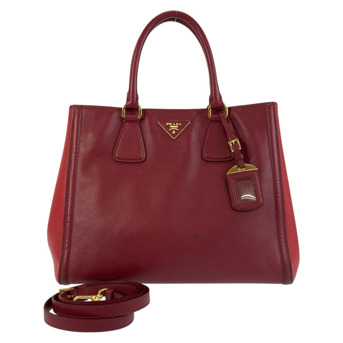 Prada Saffiano Leather 2way Bag
