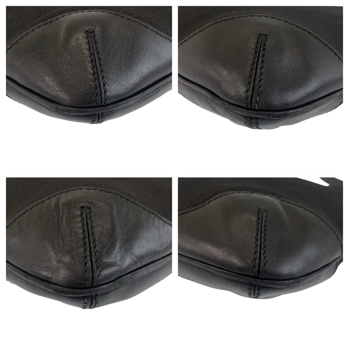 GUCCI Shoulder Bag 257296 Canvas, Leather black Women