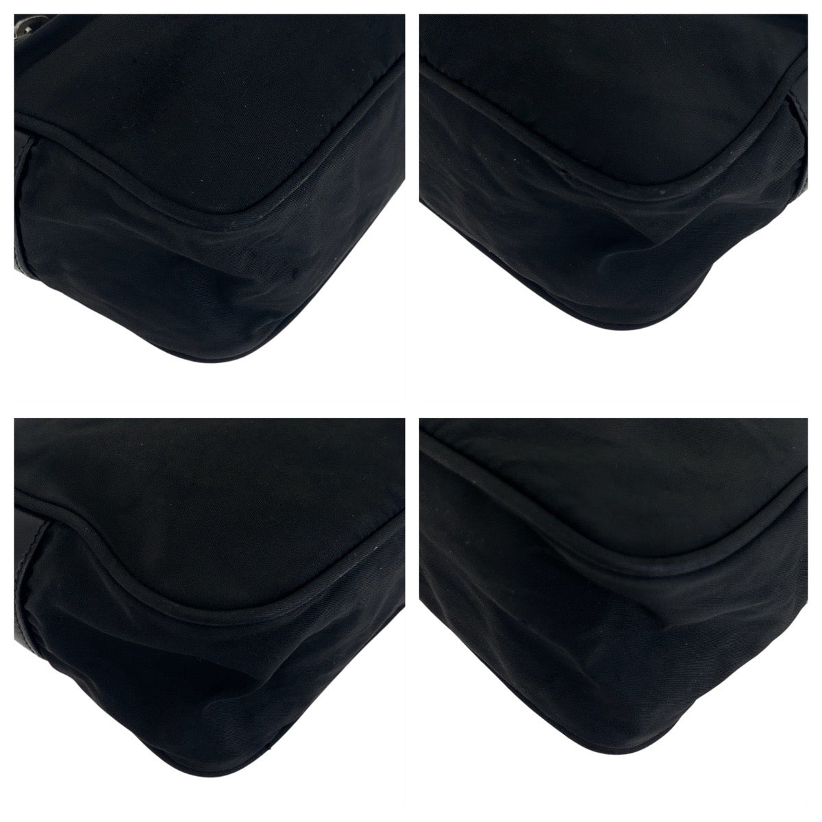 Prada Tessuto Nylon/Leather Shoulder Bag