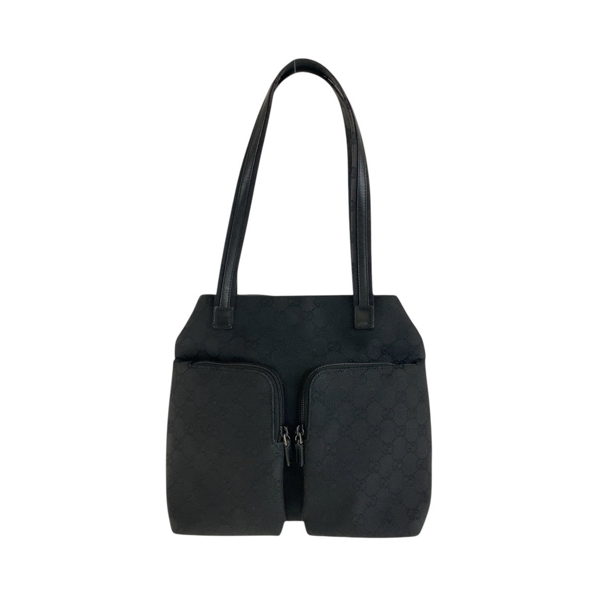 GUCCI Shoulder Bag 002 1076 GG canvas Black black Shoulder Bag Women