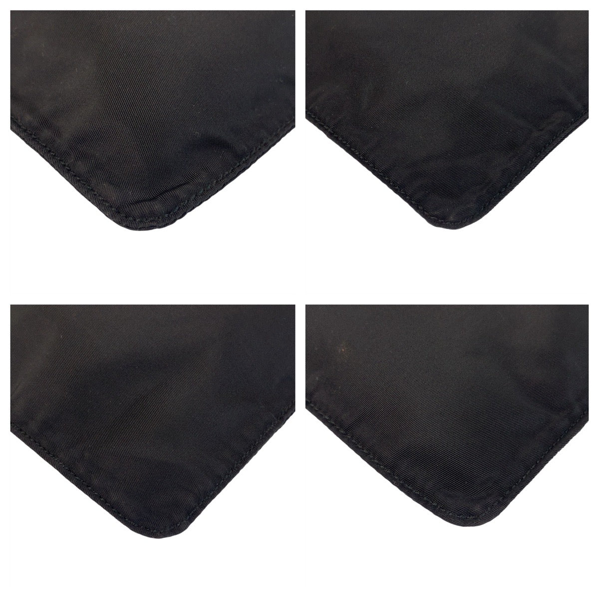 PRADA Shoulder Bag Nylon Black SilverMetal Shoulder Bag Messenger bag Test Triangle With logo Women