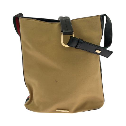 GUCCI Shoulder Bag 001 4286 canvas Camel Brown Gold Metal Shoulder Bag Shoulder Bag Sherry line Women