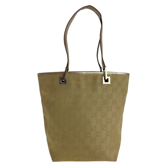 GUCCI Tote Bag 002 1099 GG canvas, leather gold Tote Bag Shoulder Bag Women
