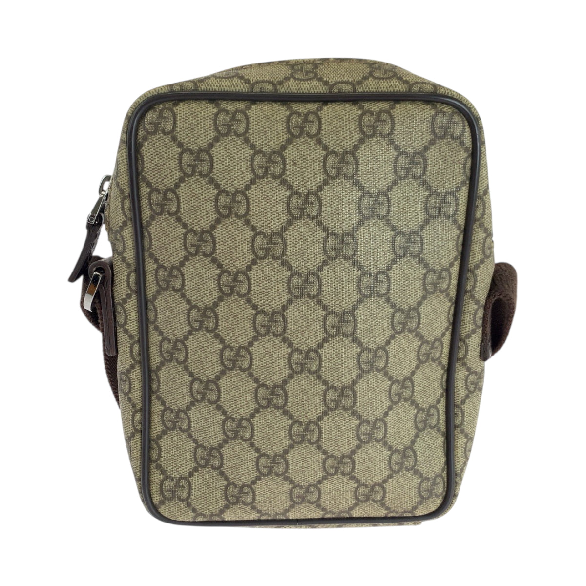 GUCCI Shoulder Bag 101680 GG Supreme Canvas Beige Brown SilverMetal Shoulder Bag pochette Women
