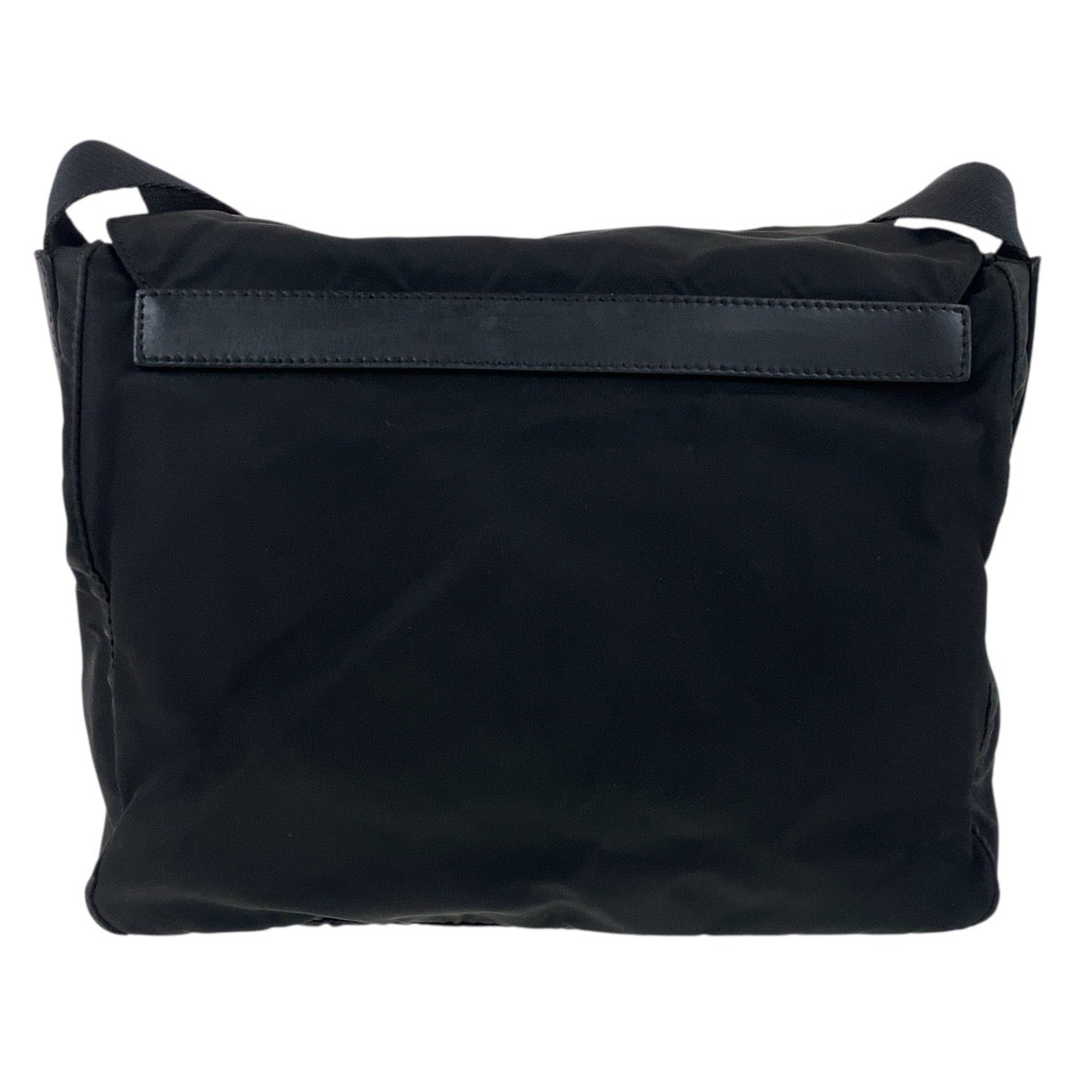 PRADA Shoulder Bag Nylon, Leather Black SilverMetal Shoulder Bag pochette Test Triangle With logo Women