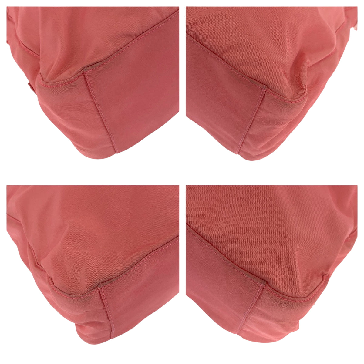 PRADA Shoulder Bag Nylon Pink clear Shoulder Bag Shoulder Bag Test Triangle With logo Women