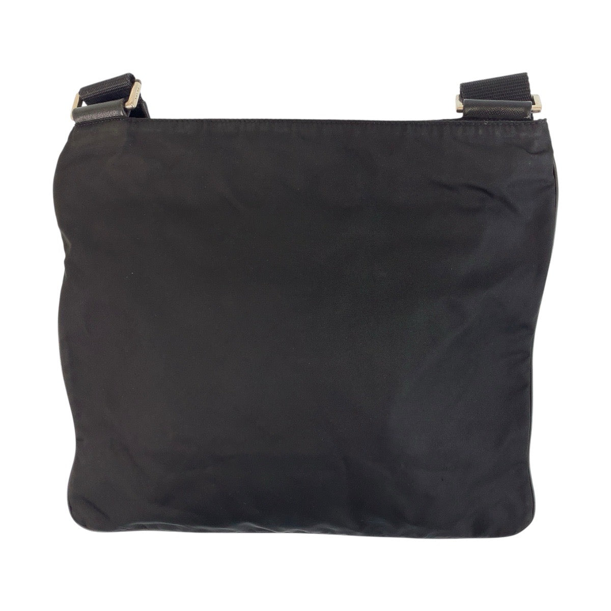 Prada Tessuto Triangle Logo Plate Nylon Shoulder Bag