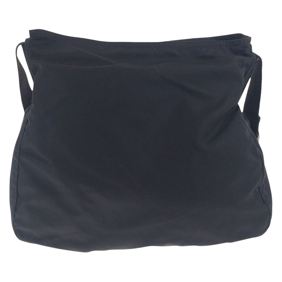 PRADA Shoulder Bag Nylon Black SilverMetal Shoulder Bag Body Bag Test Triangle With logo Women