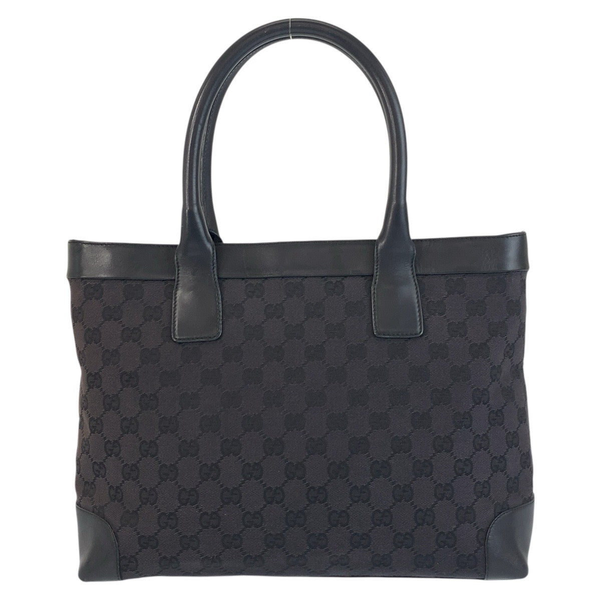 GUCCI Tote Bag 002 1119 GG canvas, leather Black black Tote Bag Shoulder Bag Women