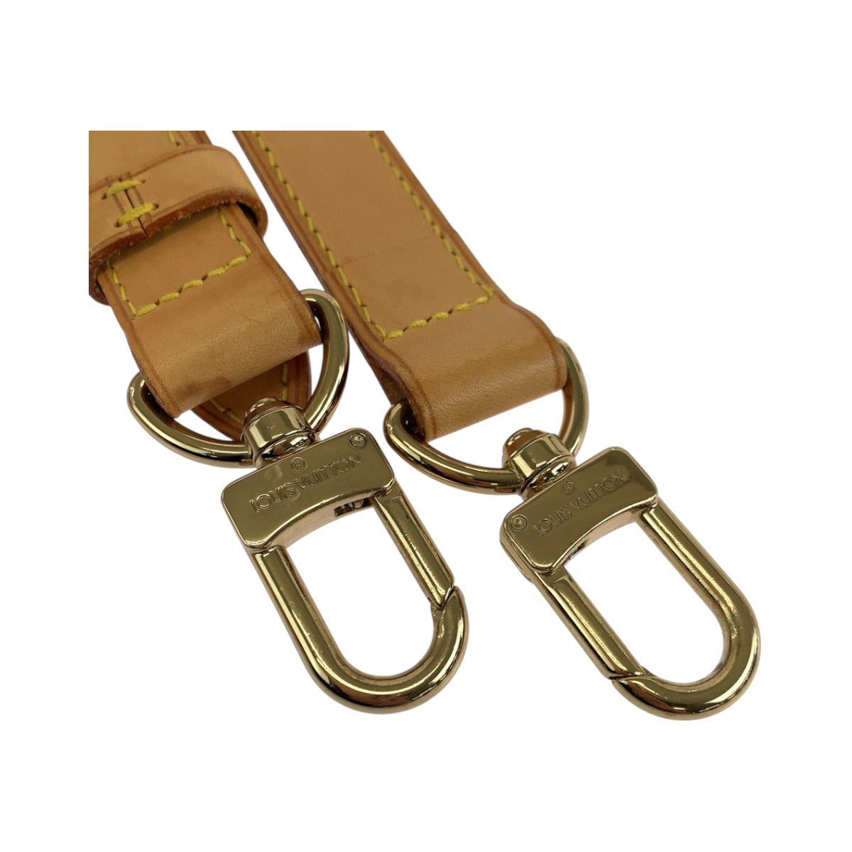 LOUIS VUITTON Shoulder strap leather Brown
