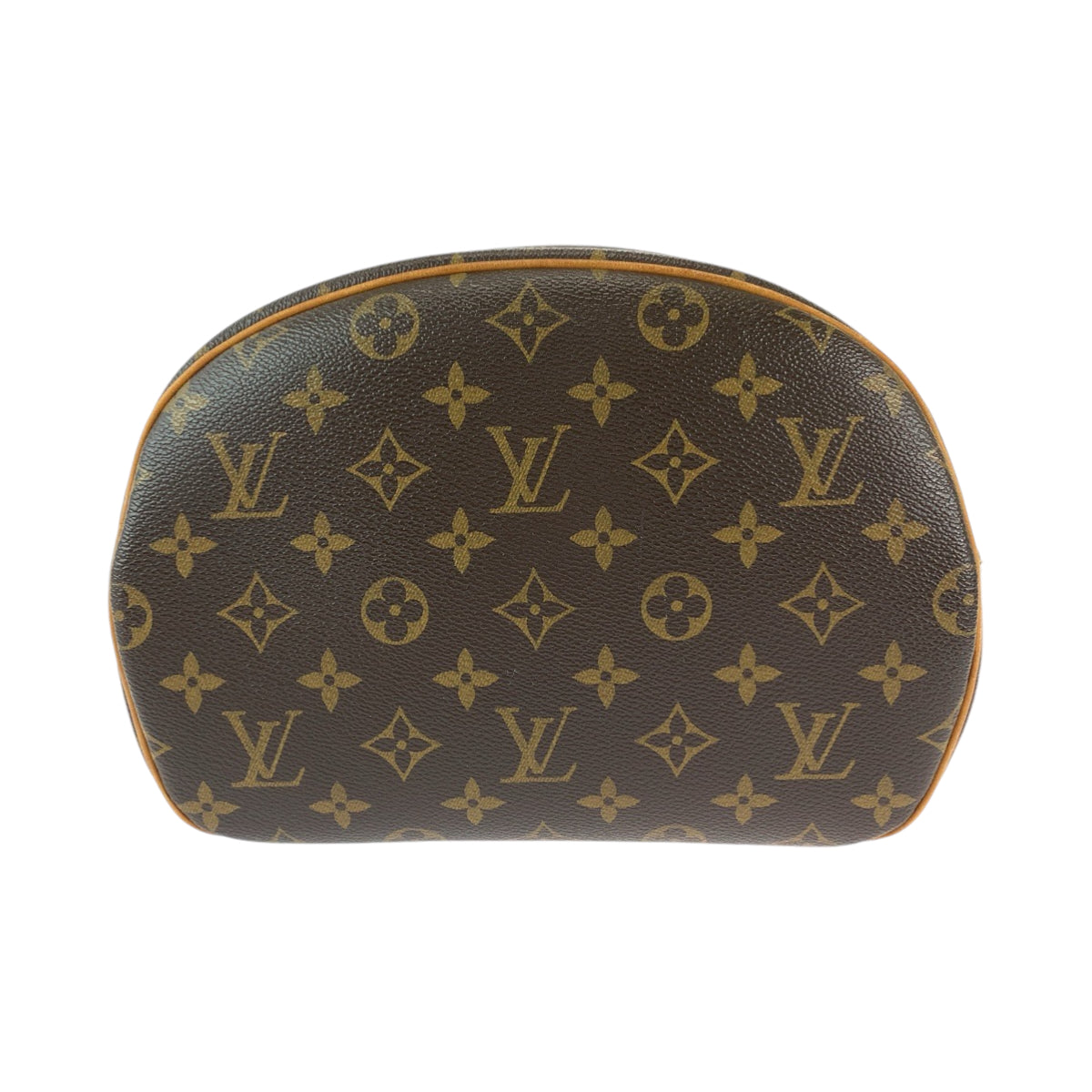 LOUIS VUITTON Shoulder Bag PVC Brown Gold Metal Monogram Blois