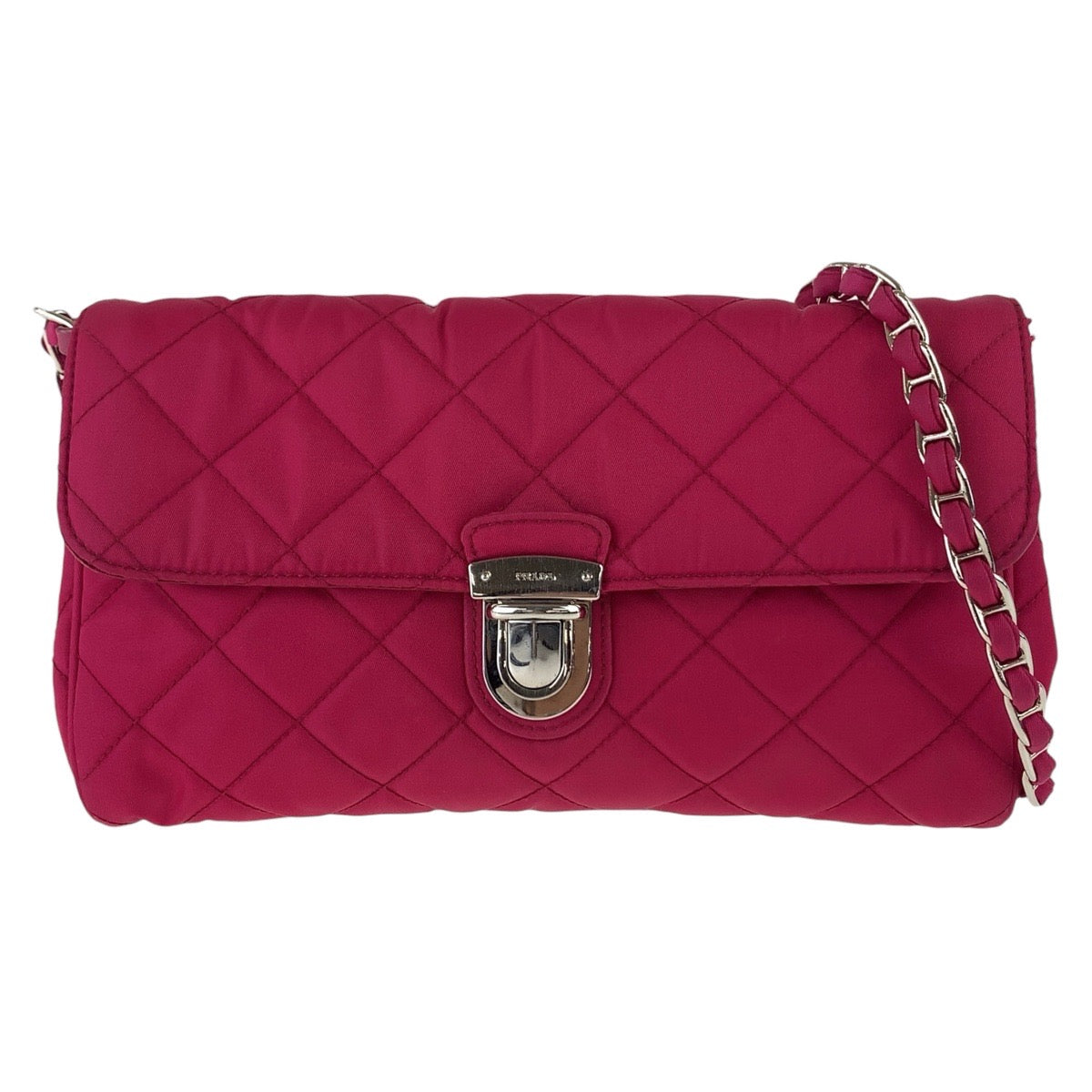 Prada Tessuto Impuntu Nylon Shoulder Bag