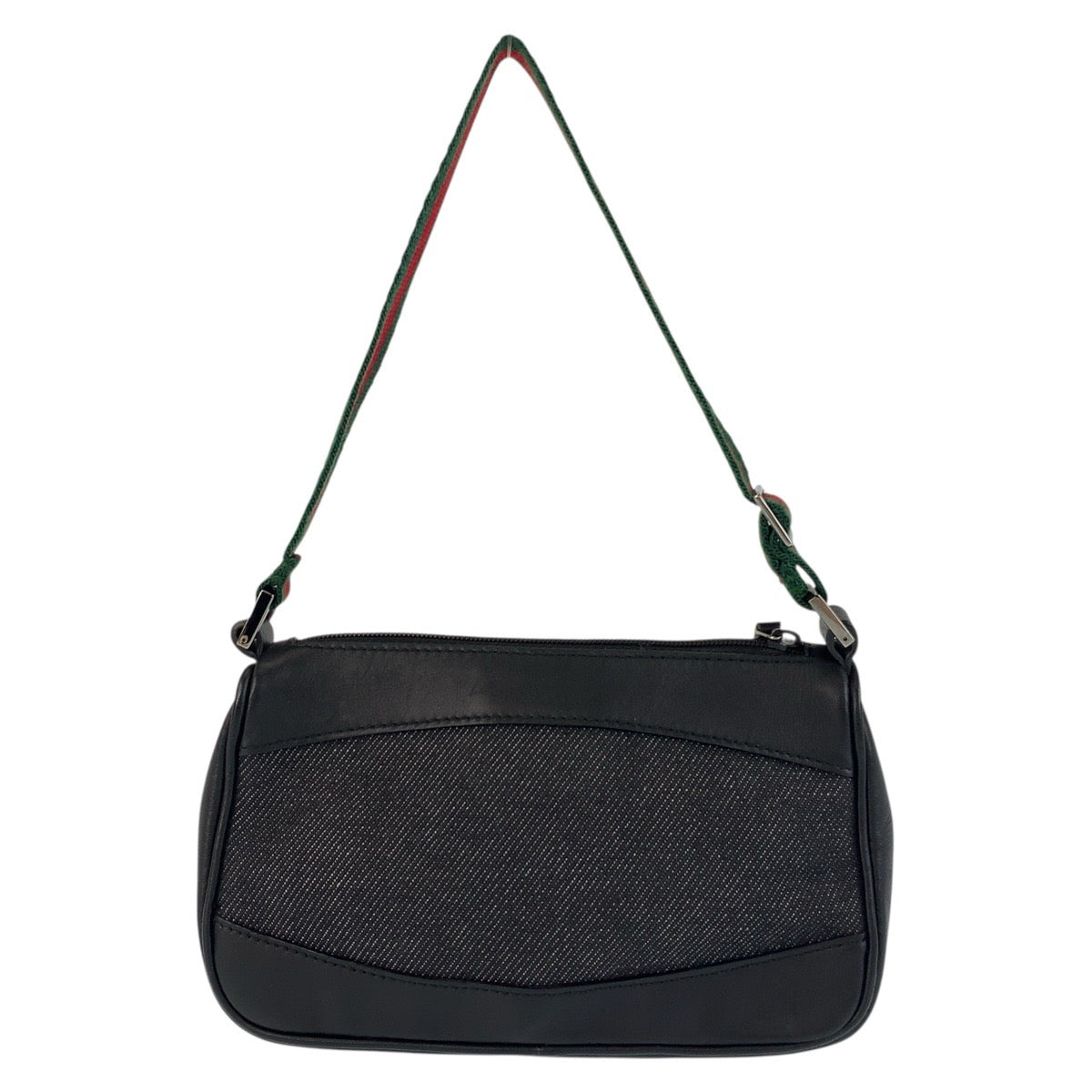 GUCCI Handbag 92821 canvas black Sherry line
