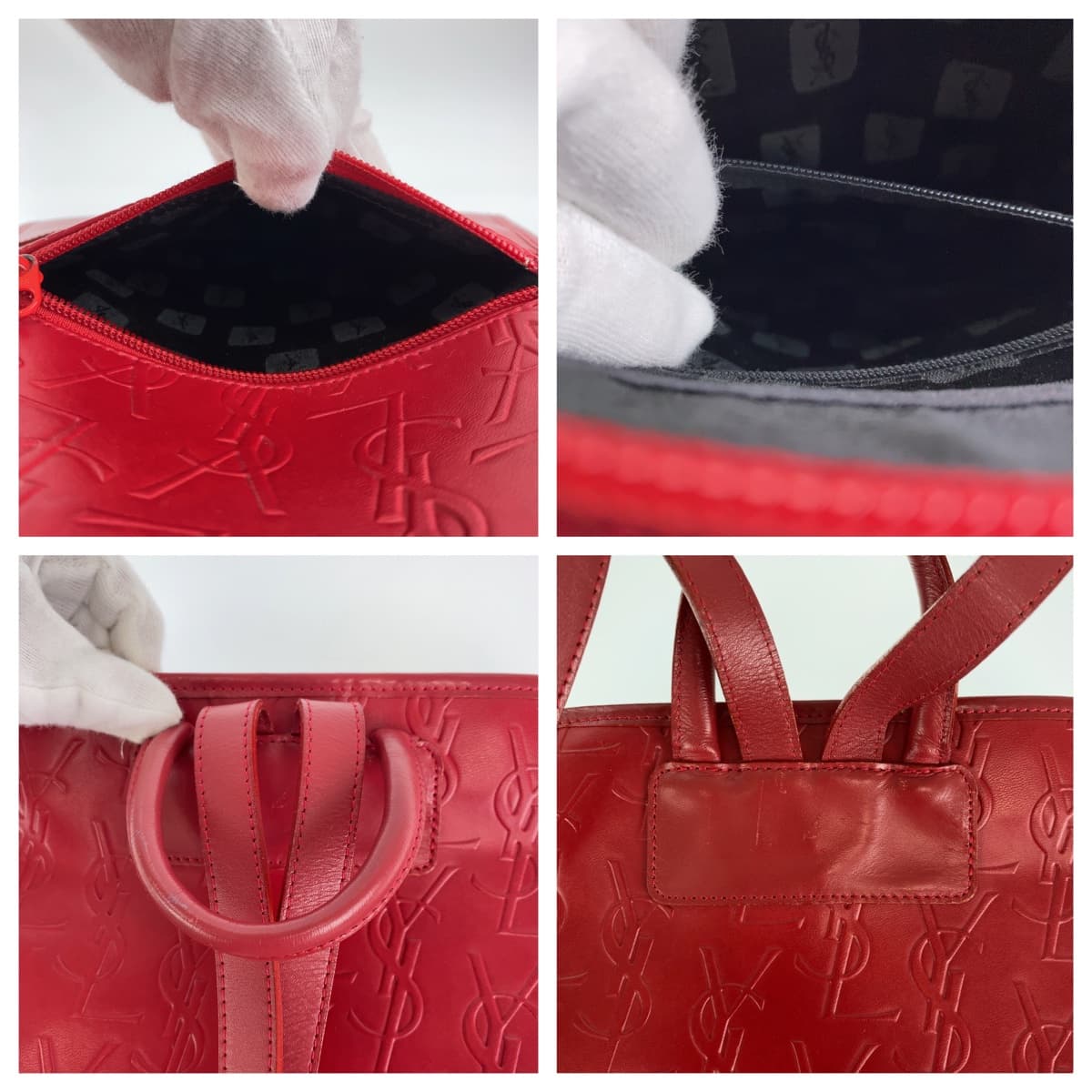 Saint Laurent YSL Leather Backpack