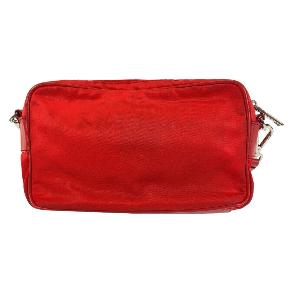 Prada Tessuto Saffiano Nylon Leather Shoulder Bag