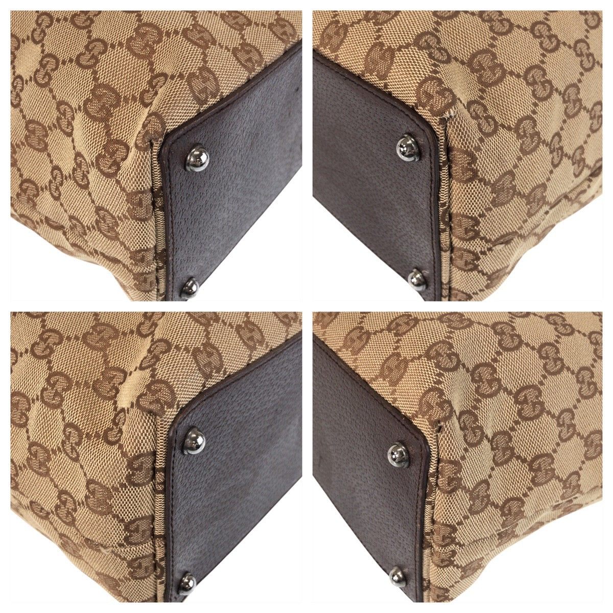 Gucci GG Canvas Leather 2way Bag