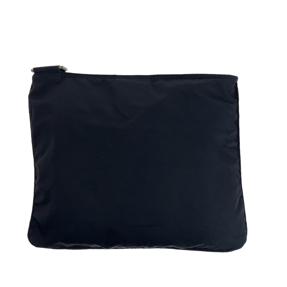 PRADA Shoulder Bag Nylon black Test Triangle With logo