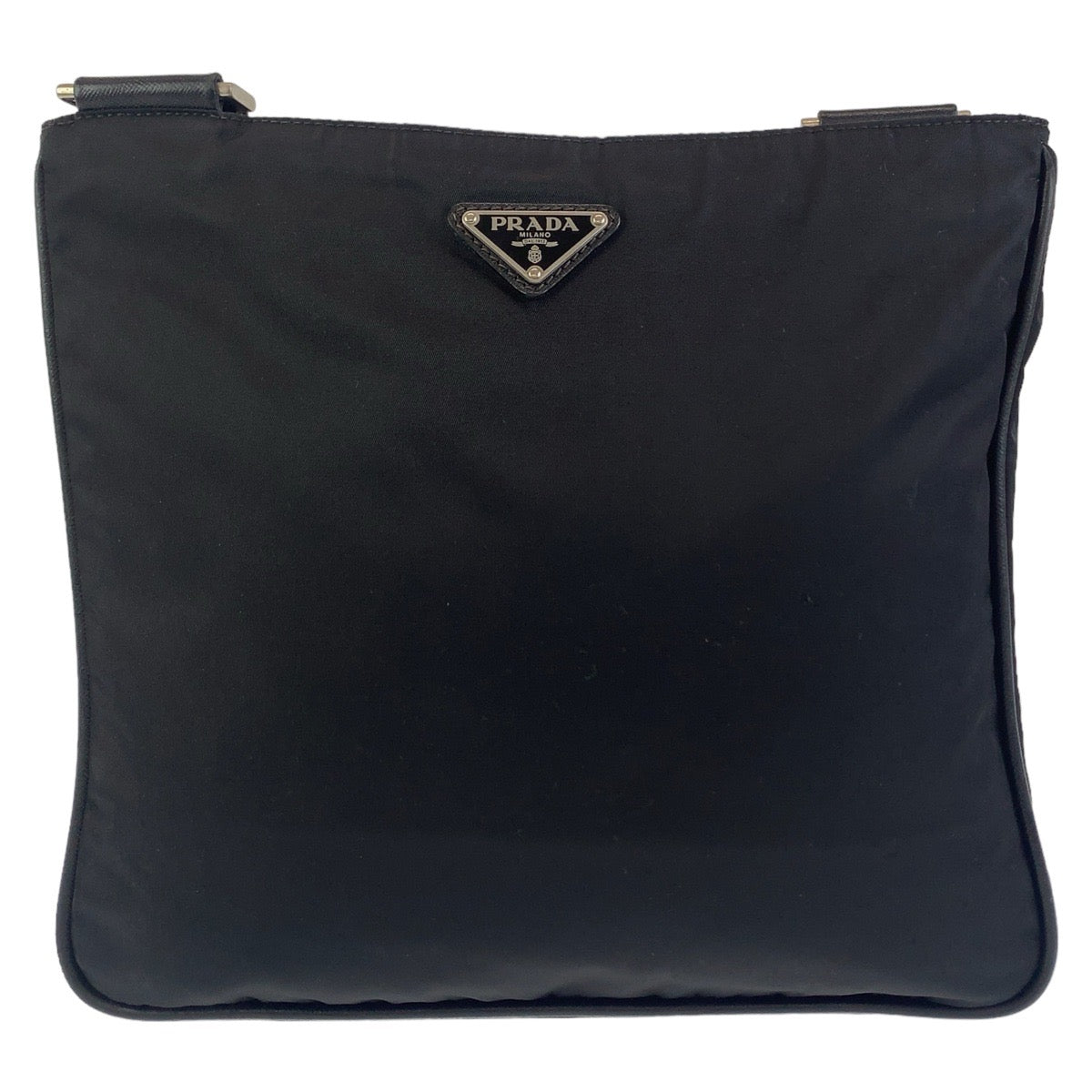 Prada Tessuto Triangle Logo Shoulder Bag