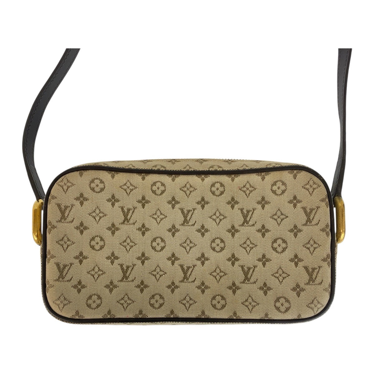 Elegant Women's Shoulder Bag | LOUIS VUITTON Shoulder Bag canvas Beige Brown Gold Metal Monogram mini Juliet