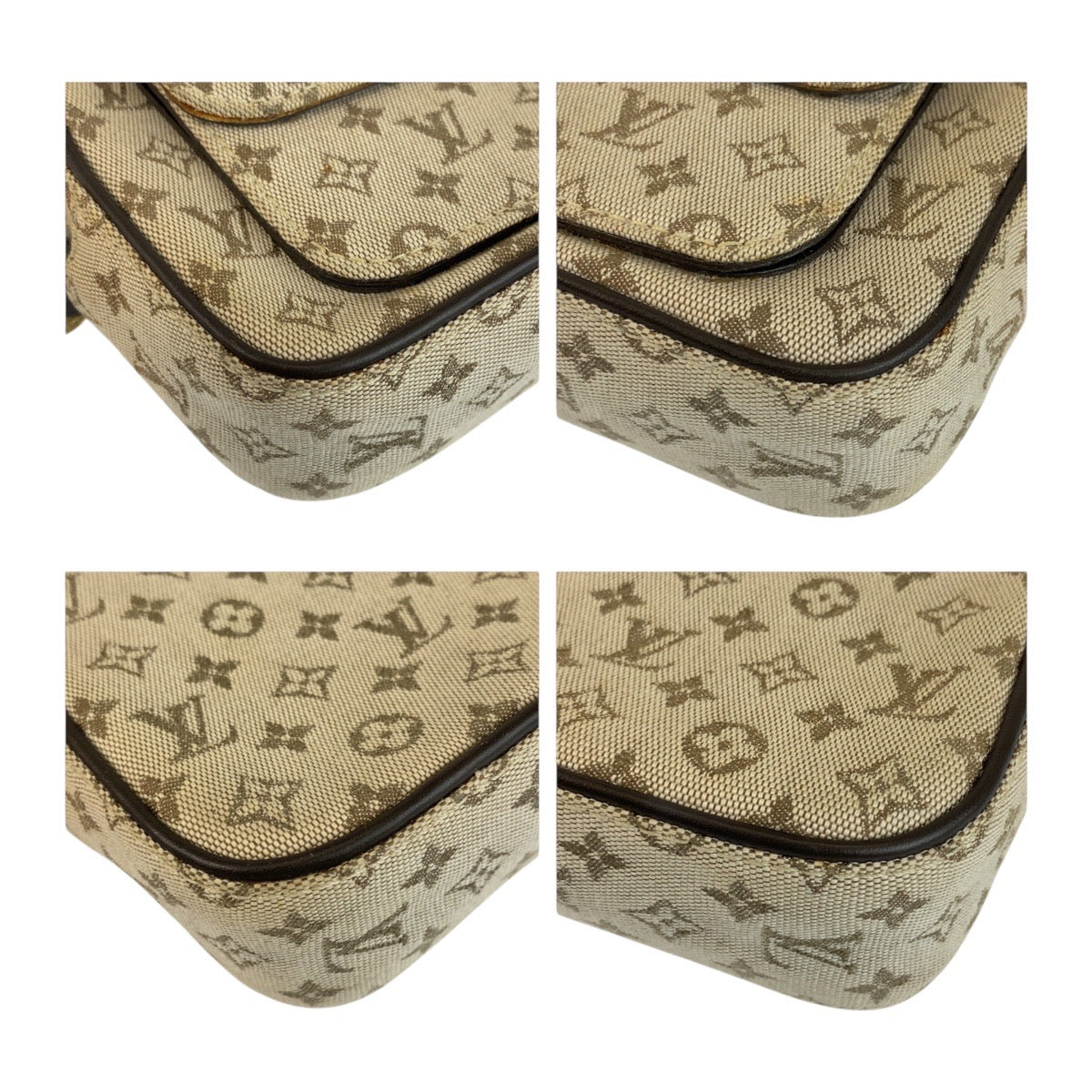 Elegant Women's Shoulder Bag | LOUIS VUITTON Shoulder Bag canvas Beige Brown Gold Metal Monogram mini Juliet