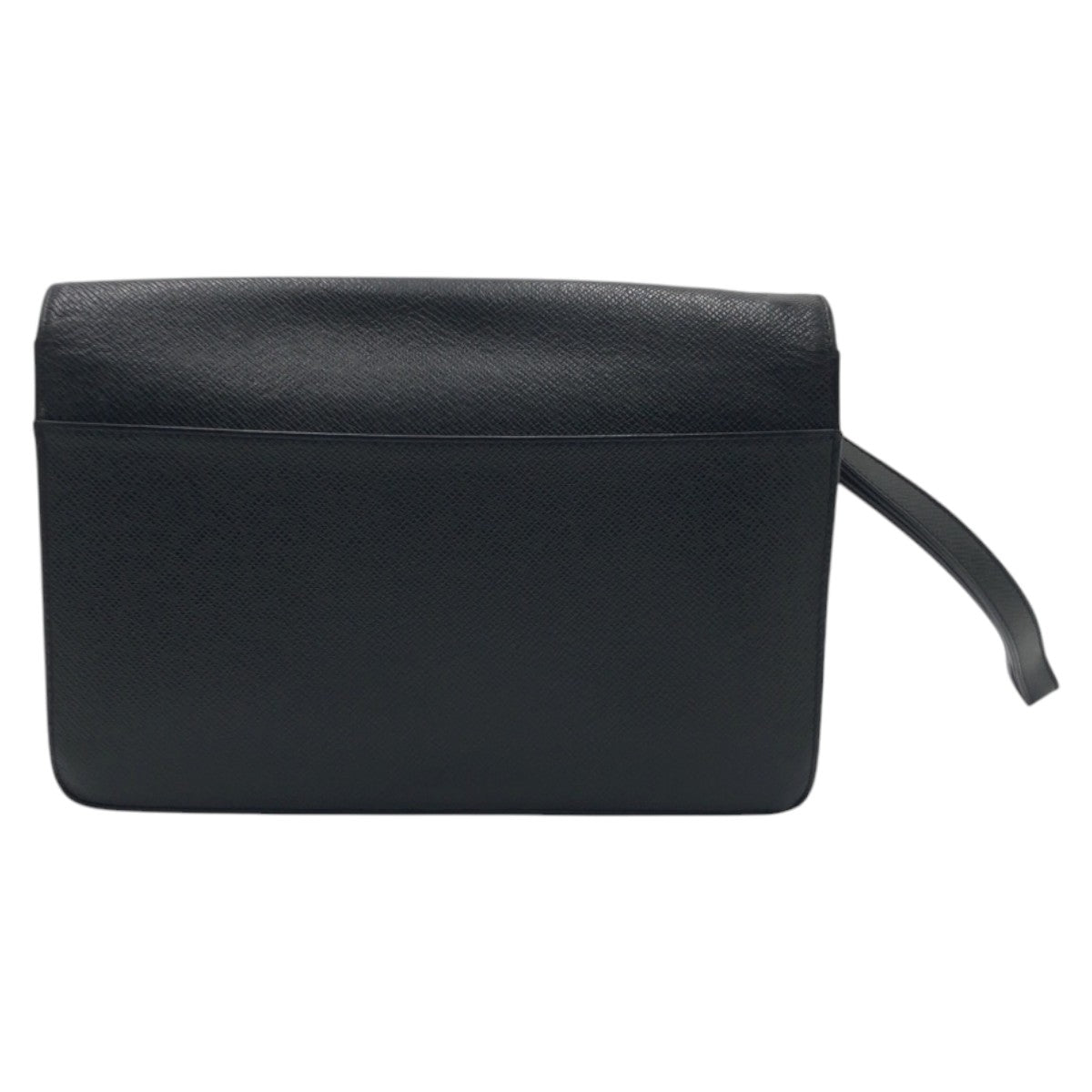 LOUIS VUITTON Clutch bag leather Black black Taiga ardwards Selenga