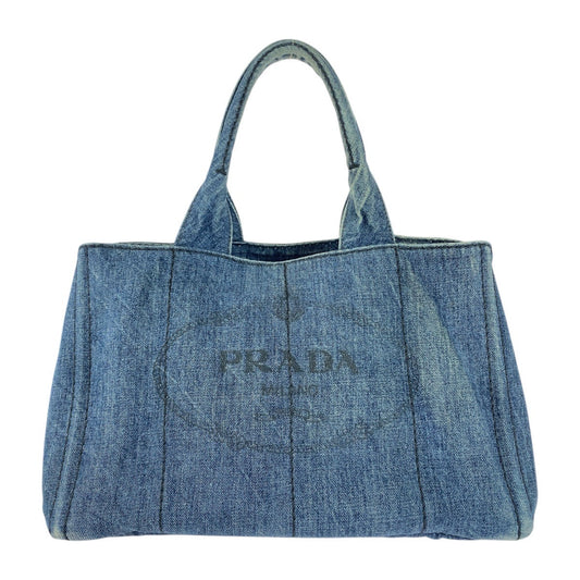 Prada Canapa Canvas Tote Bag