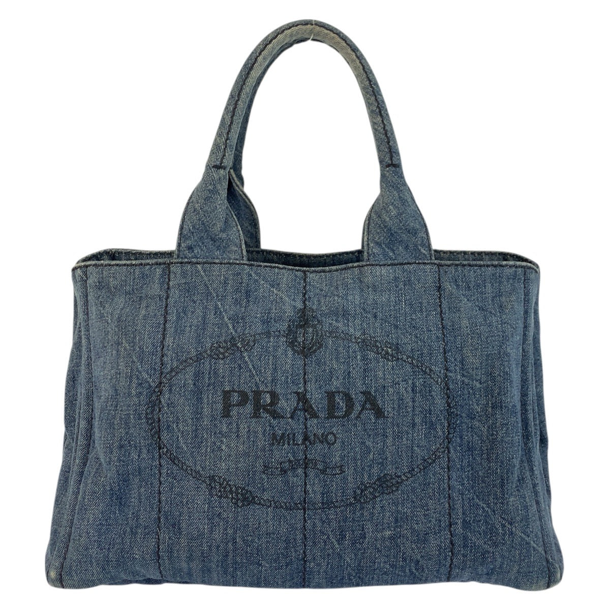 Prada Canapa Canvas Tote Bag