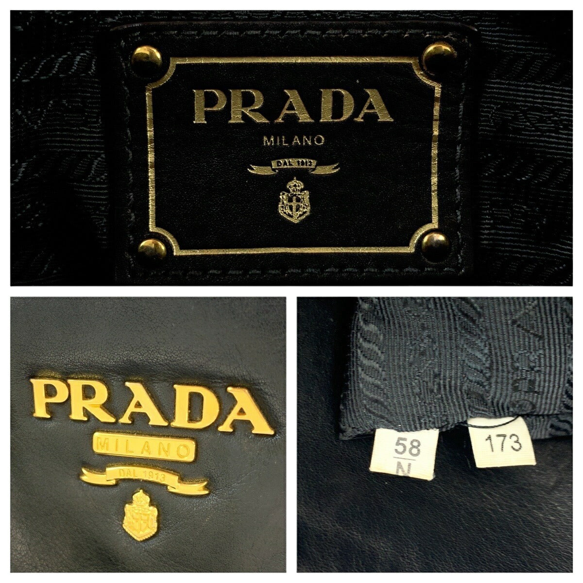 Prada BN1903 Leather 2way Bag