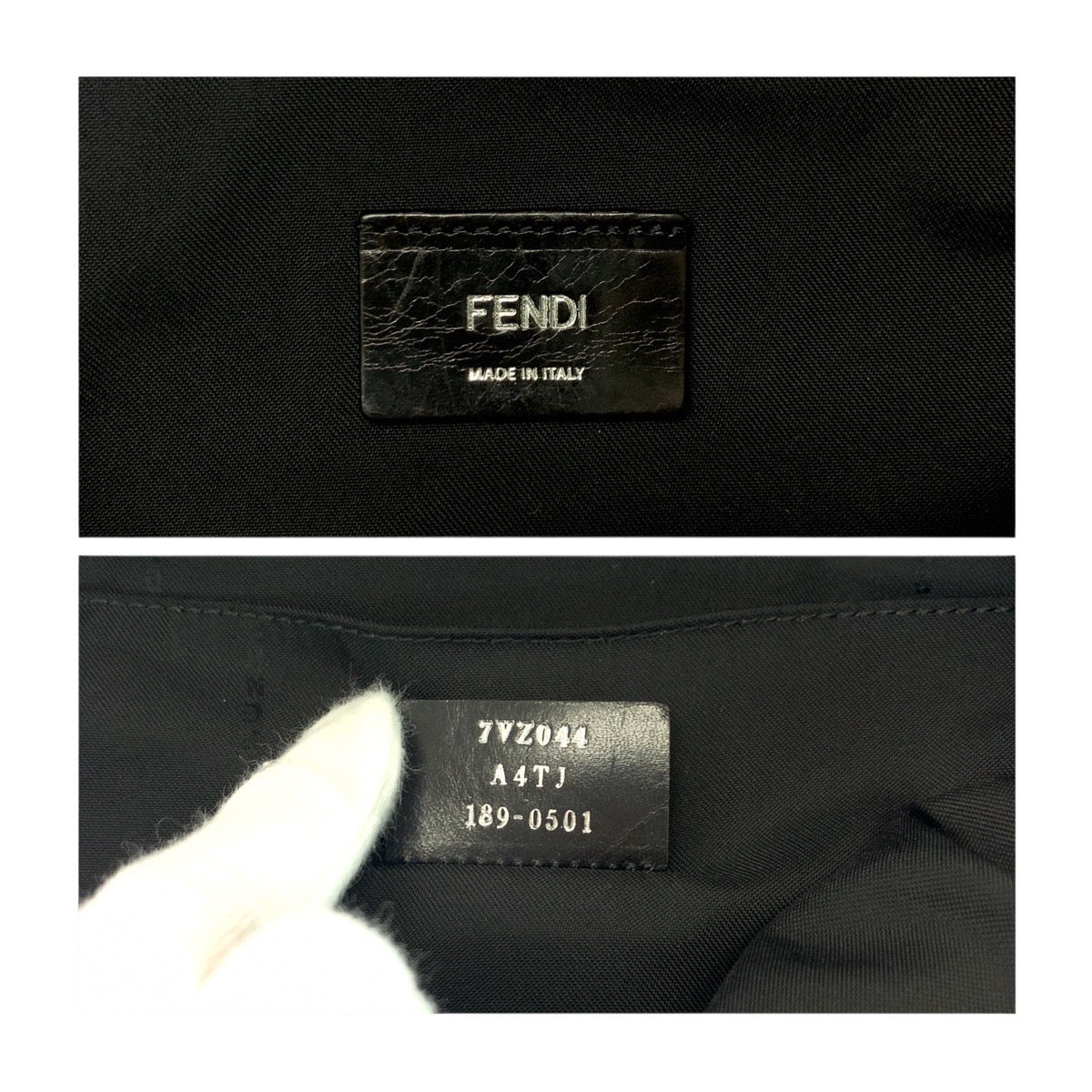 Fendi 7VZ044 Canvas Backpack