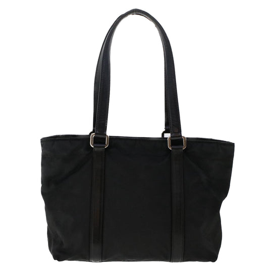 PRADA Tote Bag Nylon Black Auth