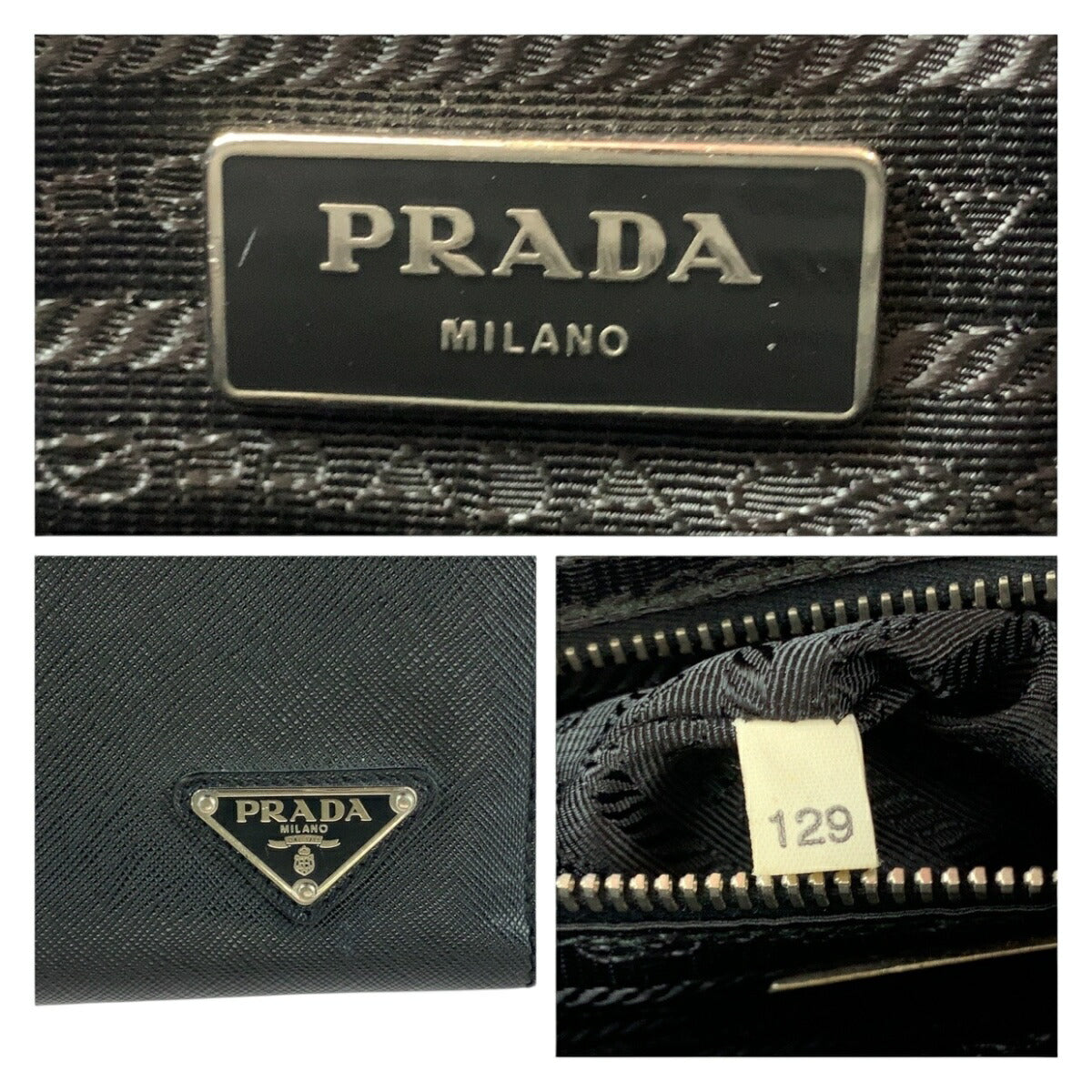 Prada Saffiano 2way Tote Bag