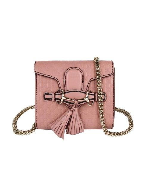 Gucci Monogram Chain Leather Crossbody