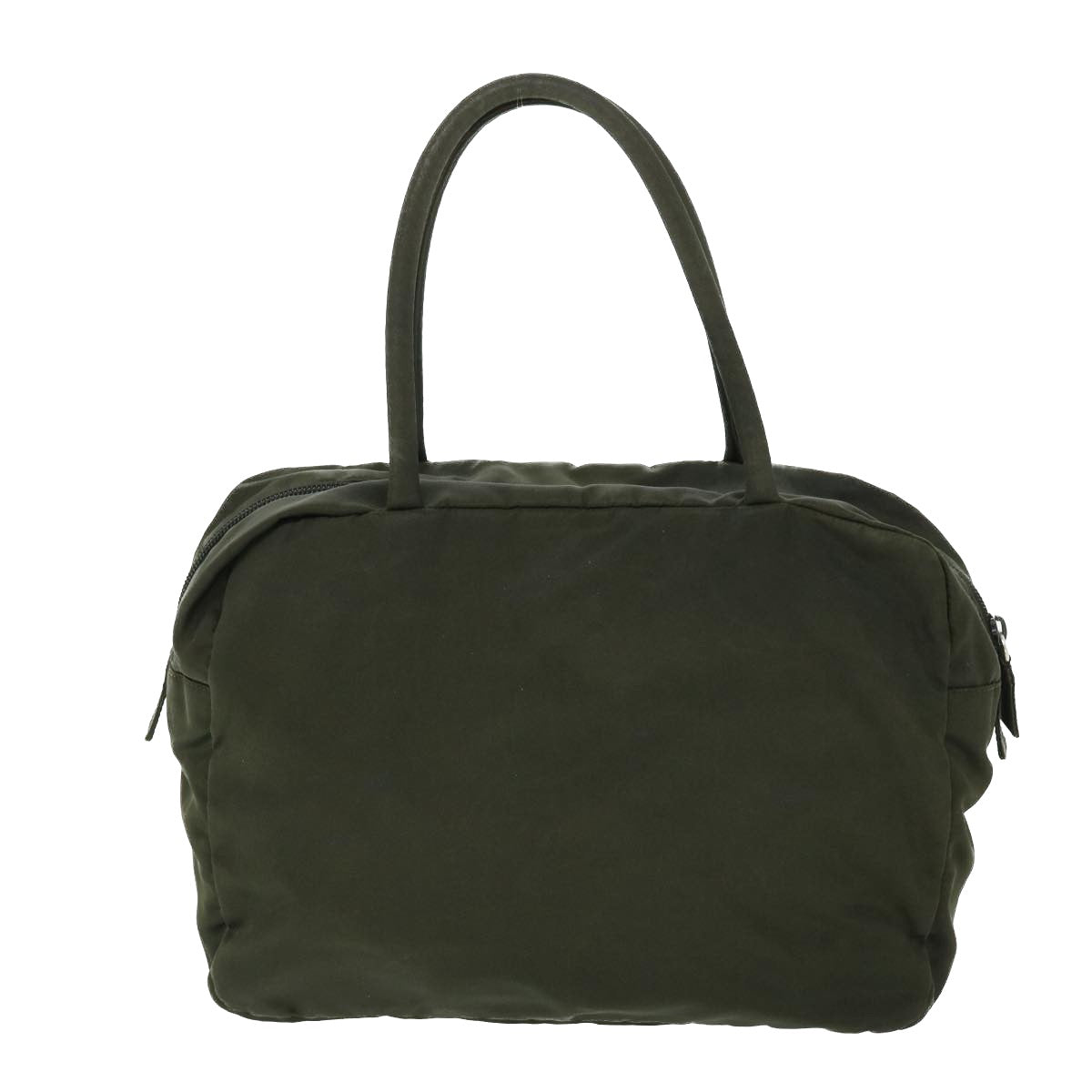 PRADA Hand Bag Nylon Khaki Auth
