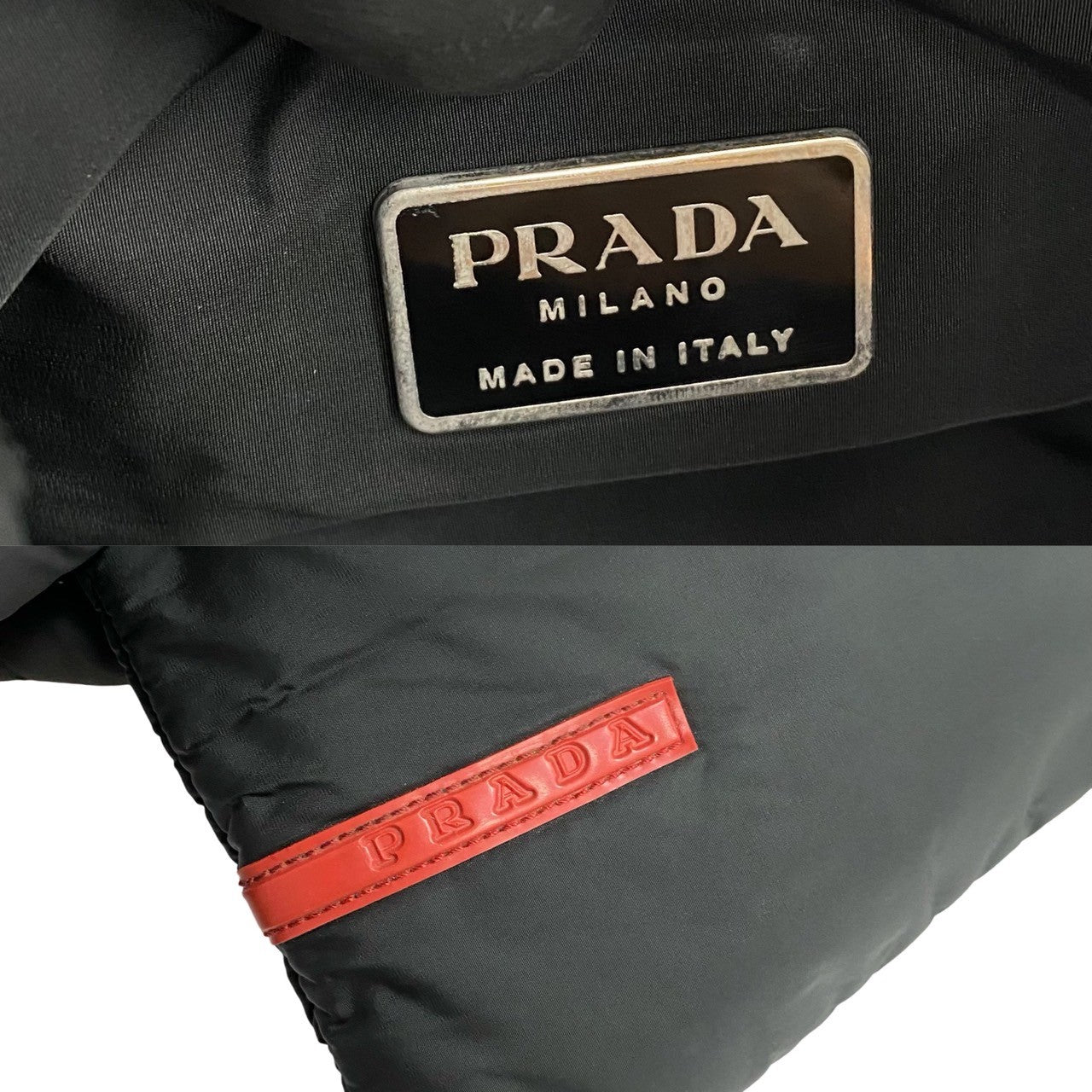 PRADA Shoulder Bag Nylon black PRADA Sports mens(Unisex)