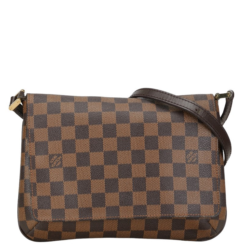 Louis Vuitton Damier Mtte Tango Longsher Shoulder Bag N51301 Brown PVC Leather Louis Vuitton