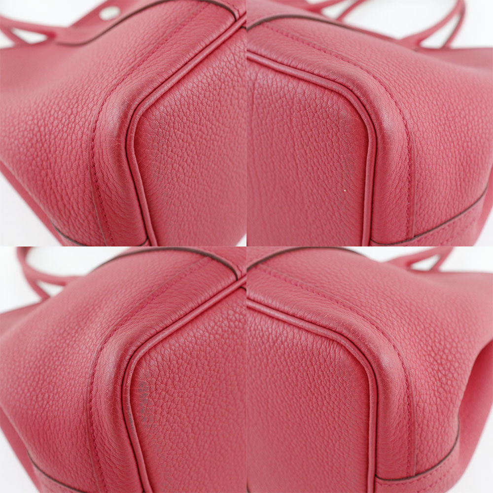 HERMES Handbag Negonda pink Garden party TPM Women