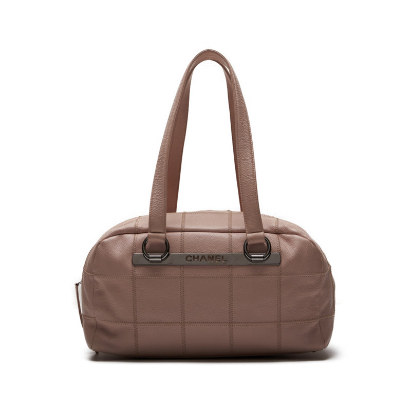 CHANEL Chocolate Bar Top Logo Handbag Caviar S Thin Pink (Silver G) Handbag Lady Handbag Lady Handbags Ship Khao Yan Online