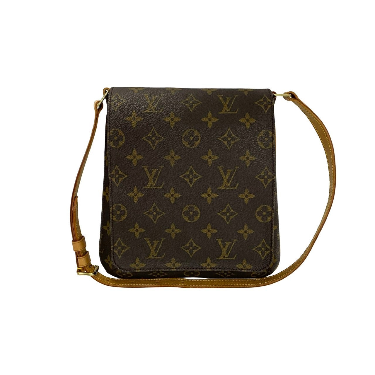 LOUIS VUITTON Shoulder Bag Leather, PVC Brown Monogram Mtte Salsa mens(Unisex)