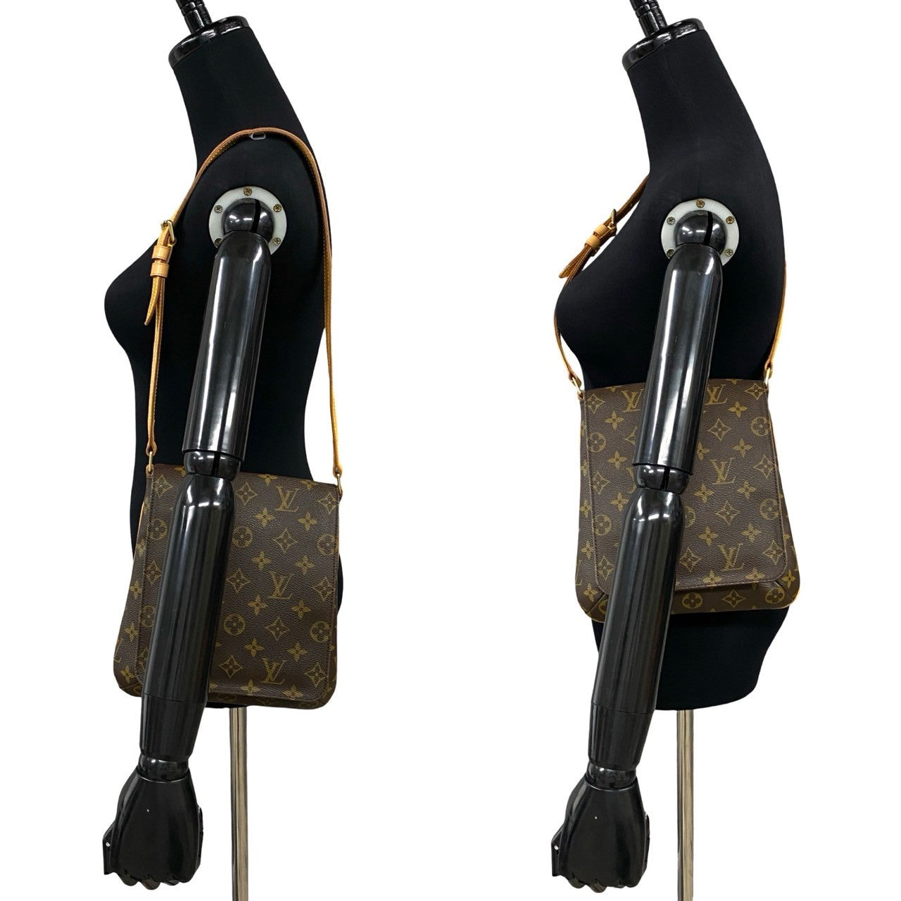 LOUIS VUITTON Shoulder Bag Leather, PVC Brown Monogram Mtte Salsa mens(Unisex)