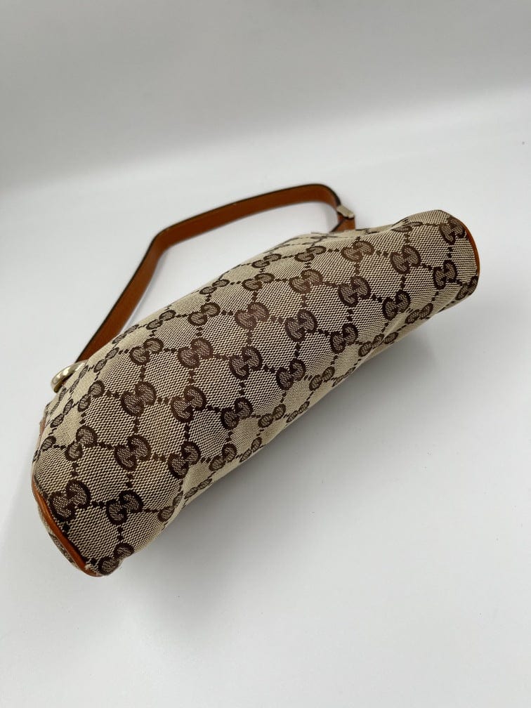 Gucci Leather Nylon Shoulder Bag Style 3