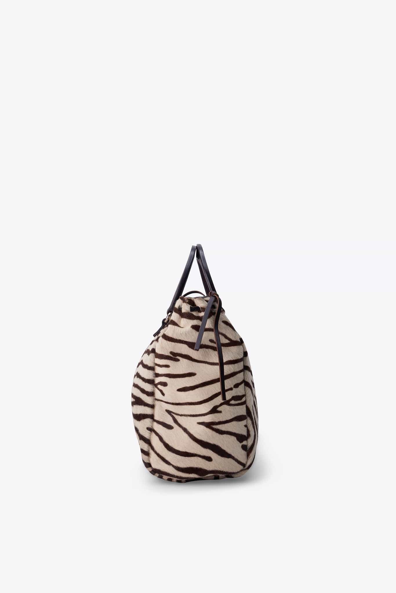 Prada Zebra Printed Calf Hair Bag