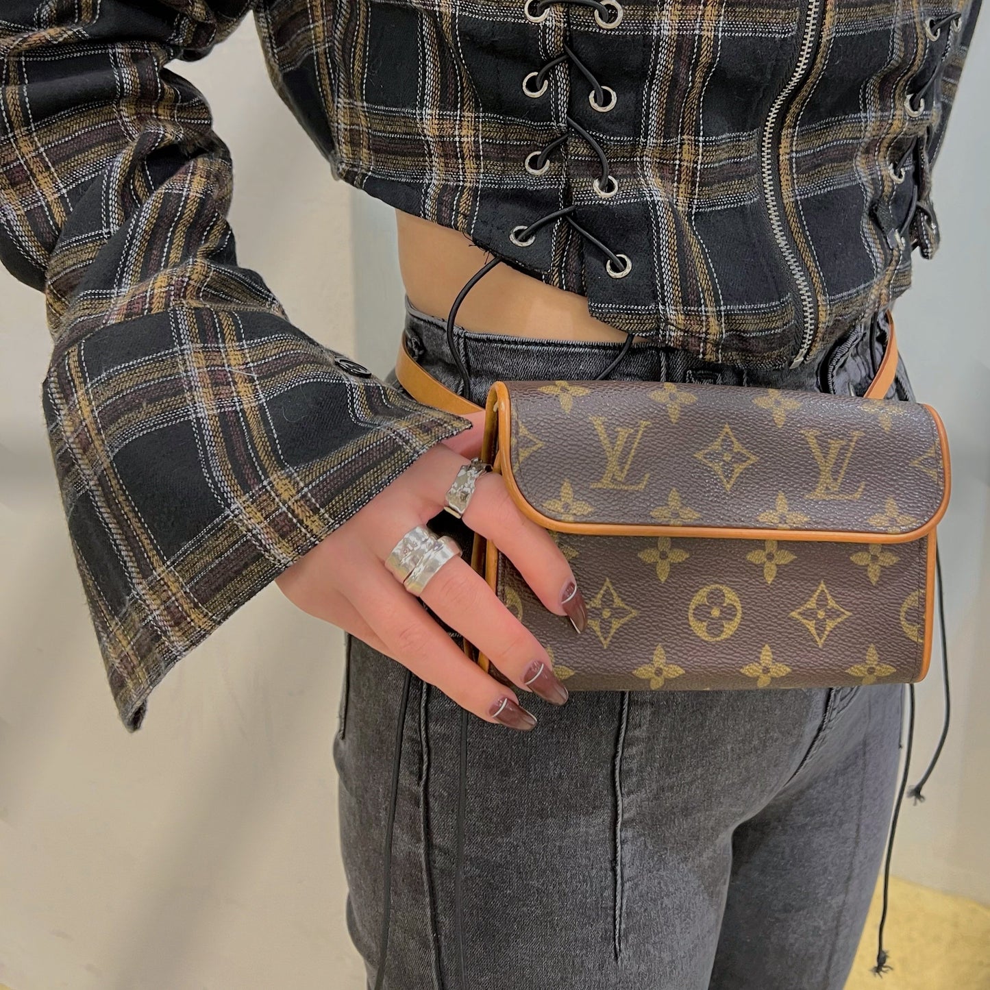 LOUIS VUITTON monogram waist bag