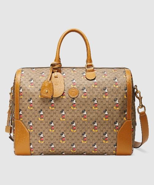 Gucci Monogram Nylon Leather Mini Crossbody