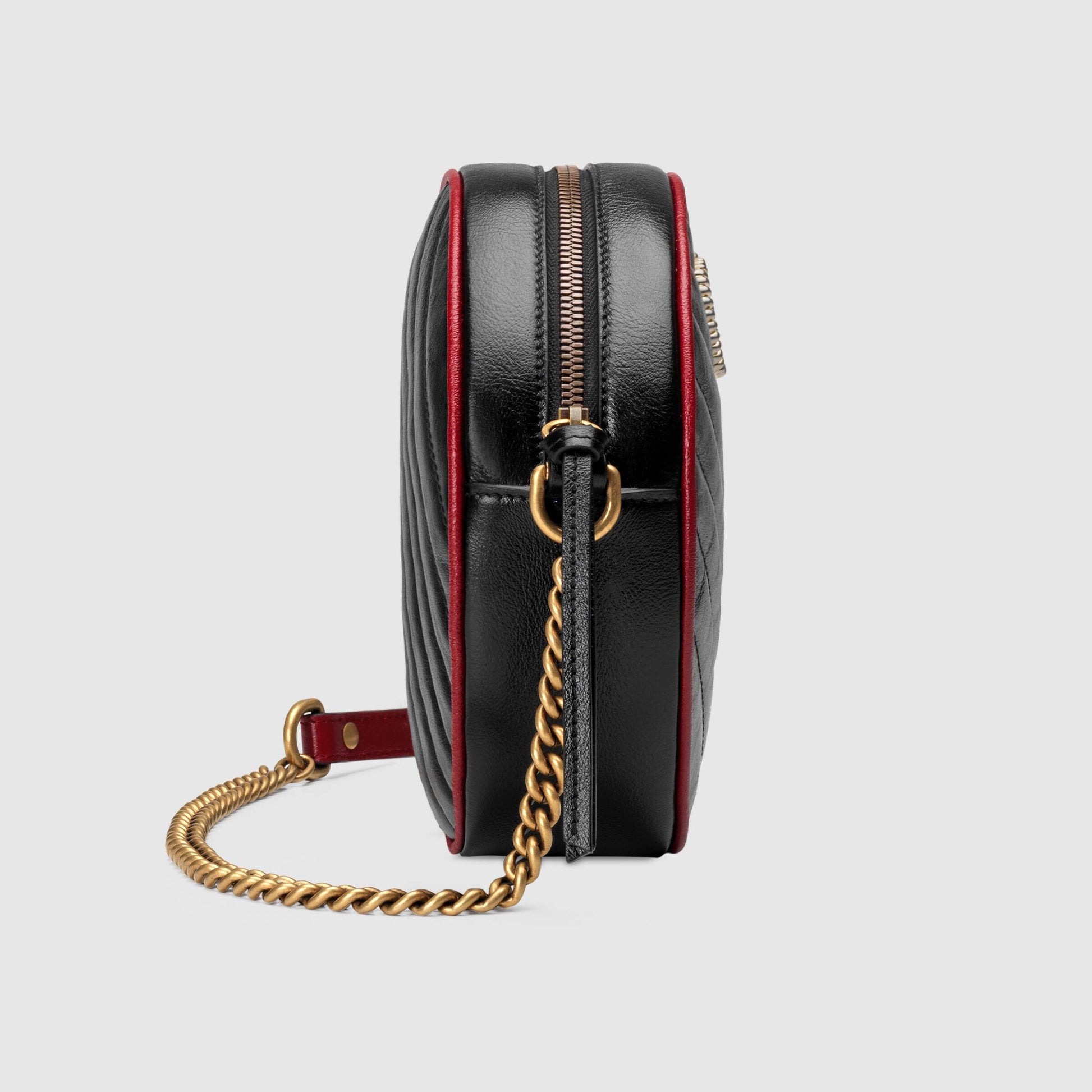 Gucci Monogram Twist Quilted Chain Crossbody