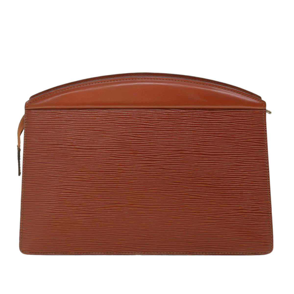 LOUIS VUITTON Epi Trousse Crete Pouch Brown M48403 LV Auth 55089