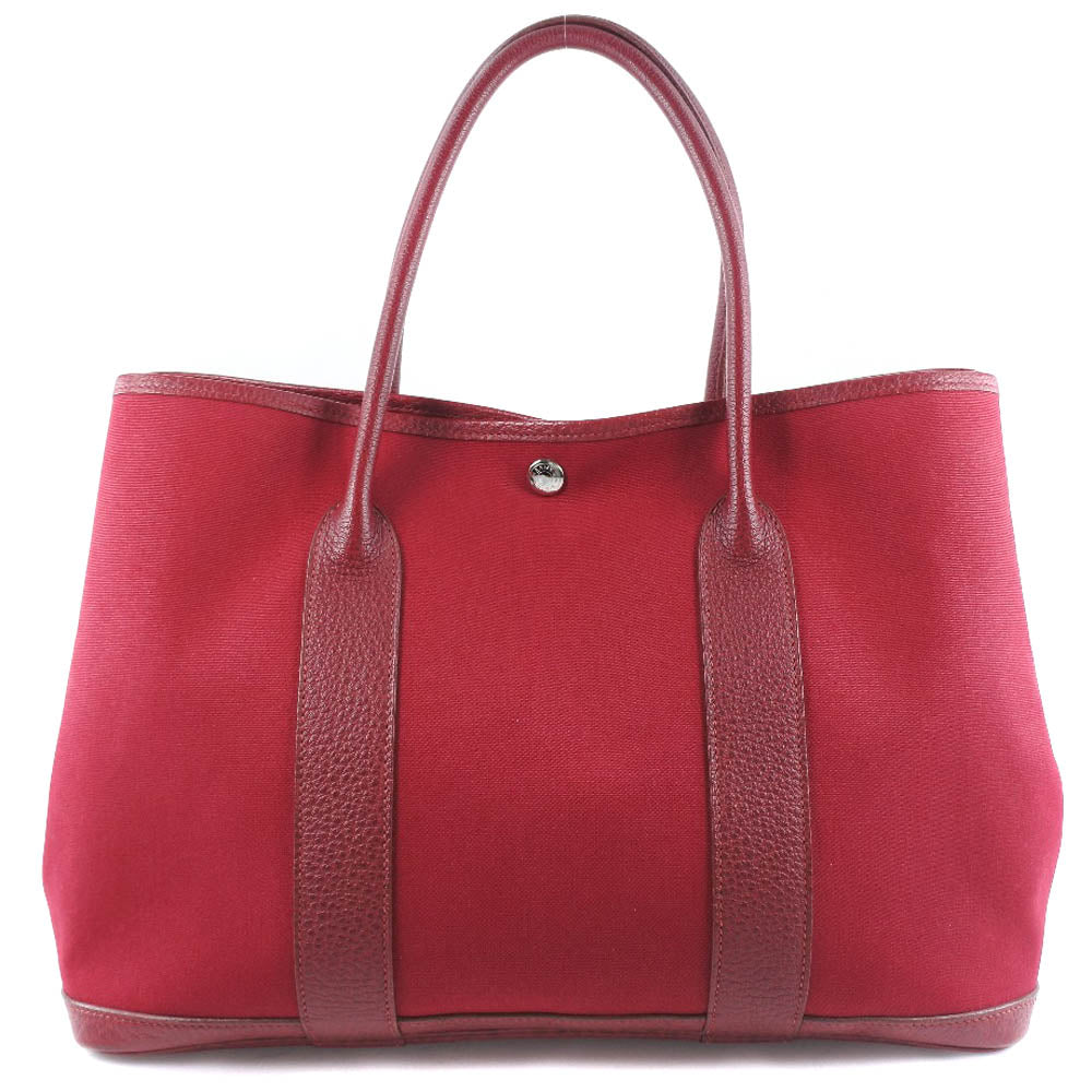 HERMES Handbag Towar Officier Red Garden party PM Women
